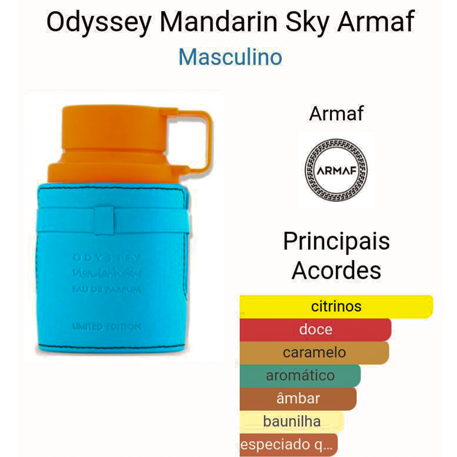 Armaf Odyssey Mandarin Sky Limited Edition